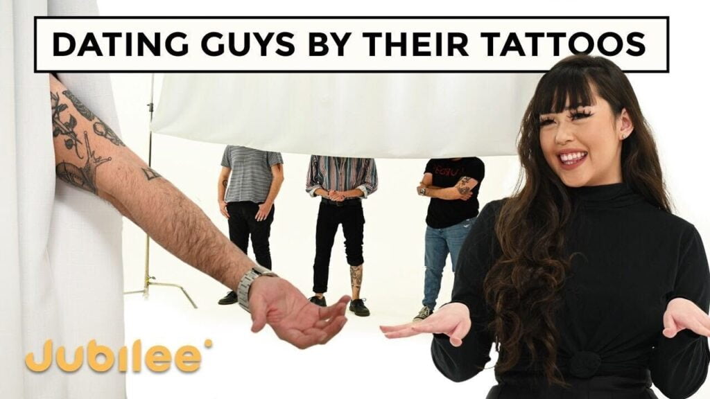 Blind Dating 5 Guys Based on Their Tattoos | Versus 1