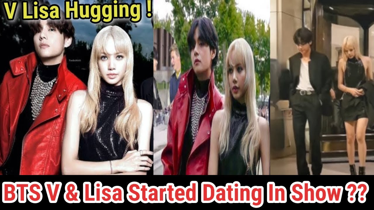 BTS V Lisa Dating Started 😱 | V Lisa Hugging | BTS | Blackpink