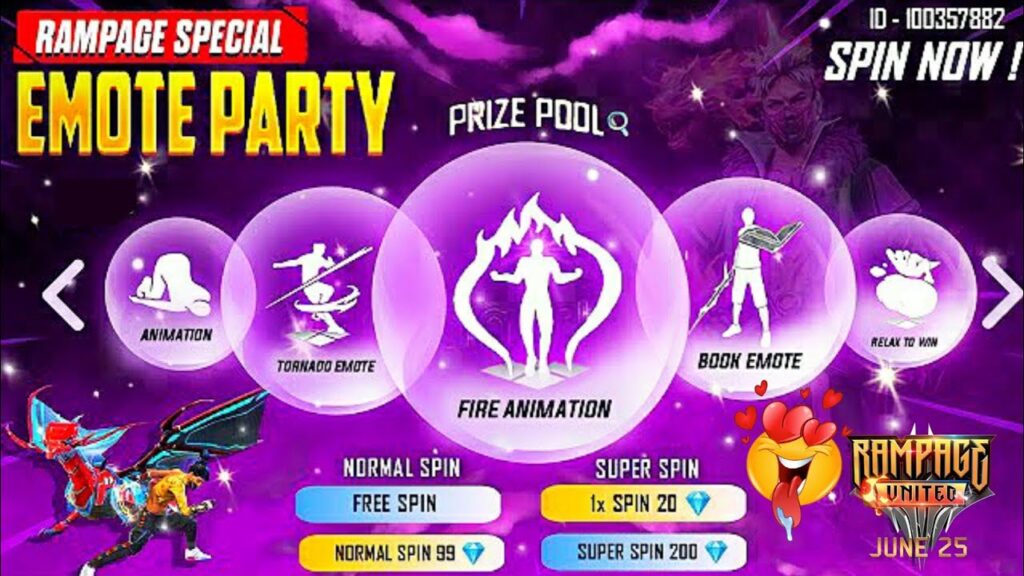 Emote Party Event Free Fire 2022 | Emote Party Event Date in India | Emote Party Event Kab Aayega