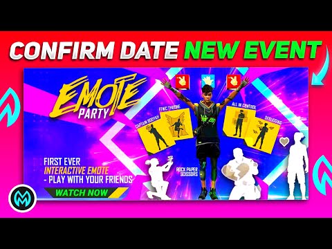 EMOTE PARTY EVENT RETUN CONFRIM DATE | EMOTE PARTY EVENT KAB AAYEGA | NEW EVENT IN FREE FIRE