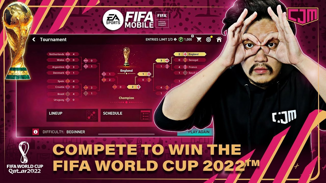 CJM Pertama Kali Mencoba Gameplay World Cup Mode FIFA Mobile