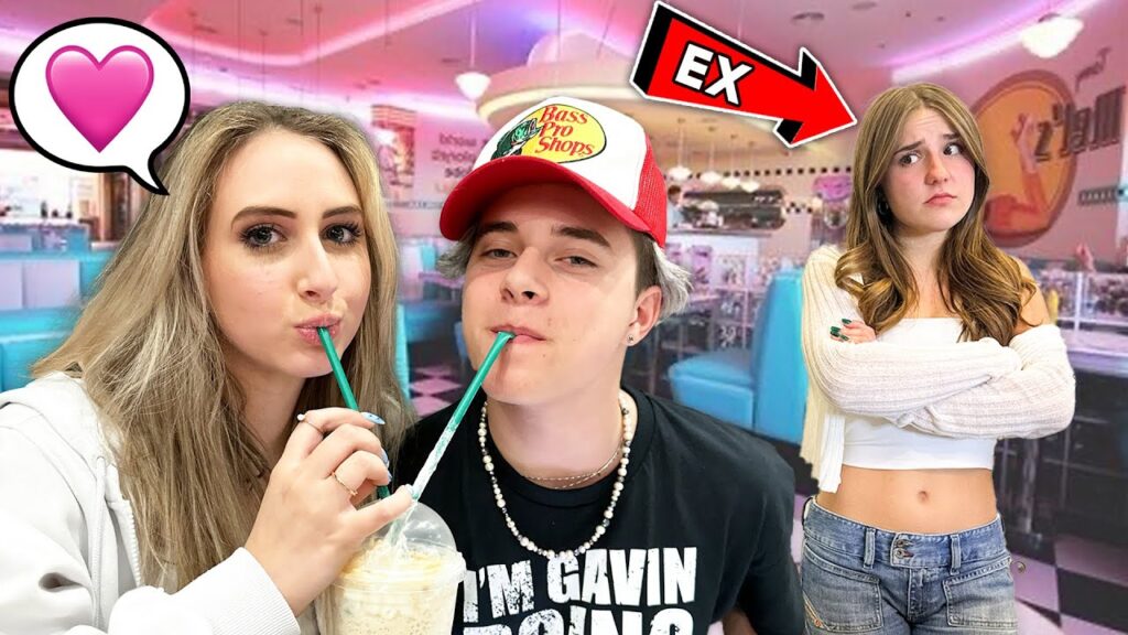 Ex-Girlfriend Third Wheeled Our FIRST DATE! *WE KISSED*